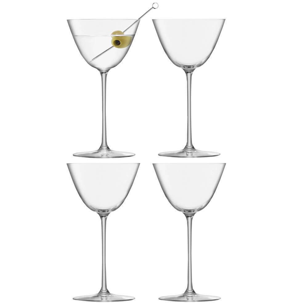 LSA Borough Set of 4 Martini Glasses